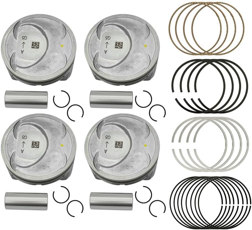 Segments de Piston (23040-2G200, 23040-2G200{+0.25}, 23040-2G200{+0.50}) - Hyundai Santa Fe/Sonata/Tucson 2.4L