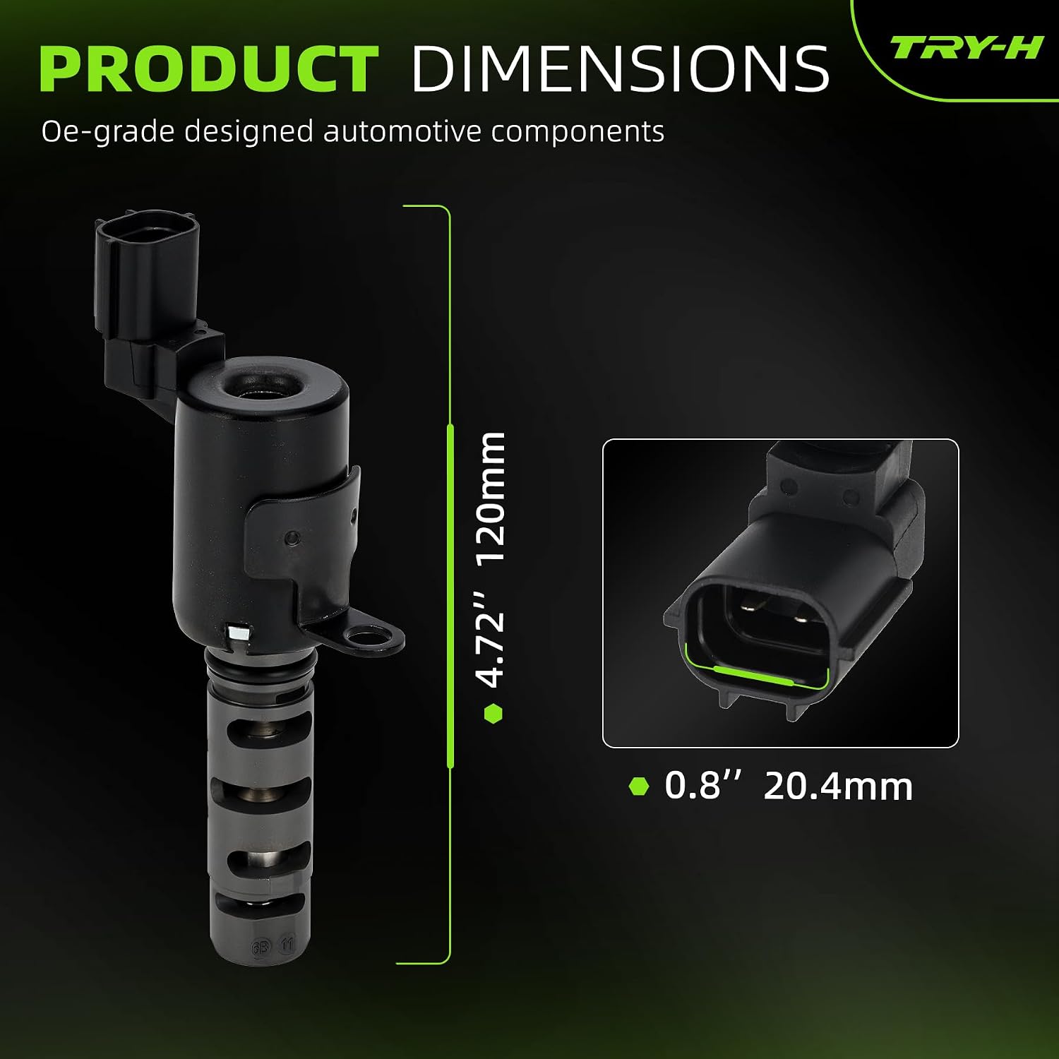 Électrovanne de Distribution Variable VVT / OCV (24355-23763 / 24355-23800)