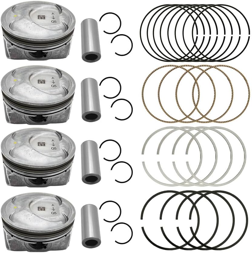 Segments de Piston (23040-2G200, 23040-2G200{+0.25}, 23040-2G200{+0.50}) - Hyundai Santa Fe/Sonata/Tucson 2.4L