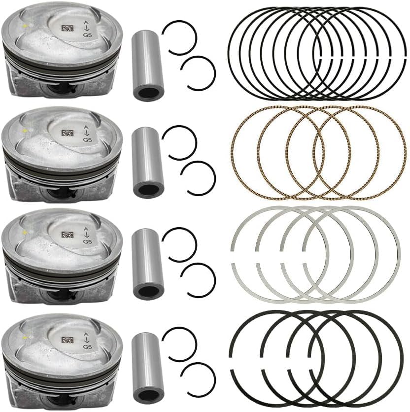 Segments de Piston (23040-2G200, 23040-2G200{+0.25}, 23040-2G200{+0.50}) - Hyundai Santa Fe/Sonata/Tucson 2.4L