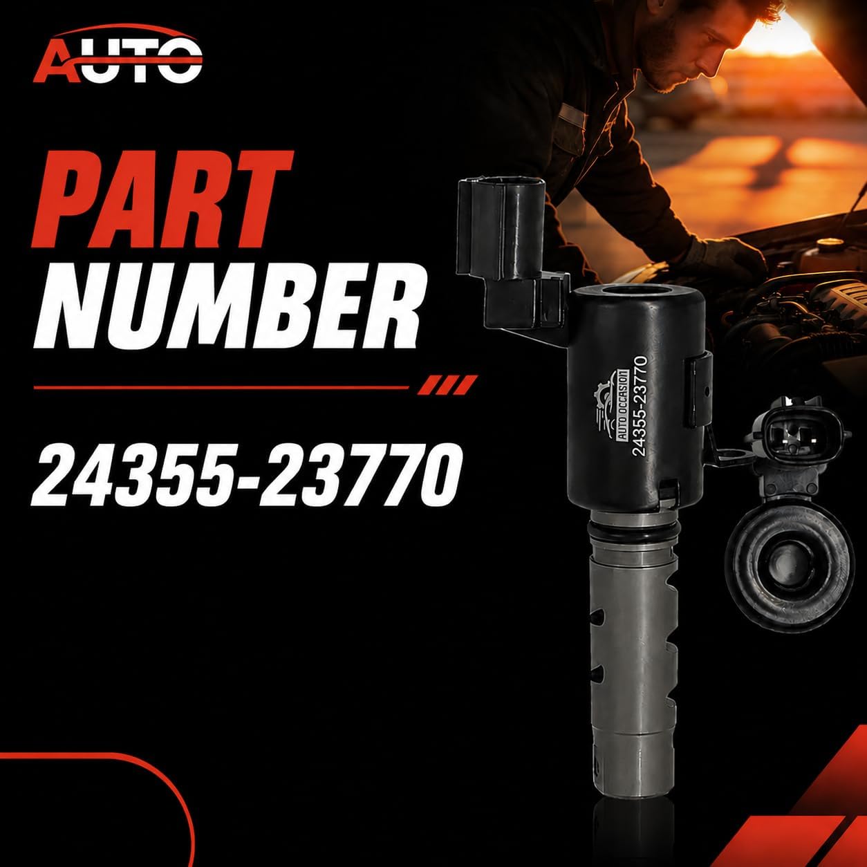 Électrovanne de Distribution Variable VVT / OCV (24355-23763 / 24355-23800)