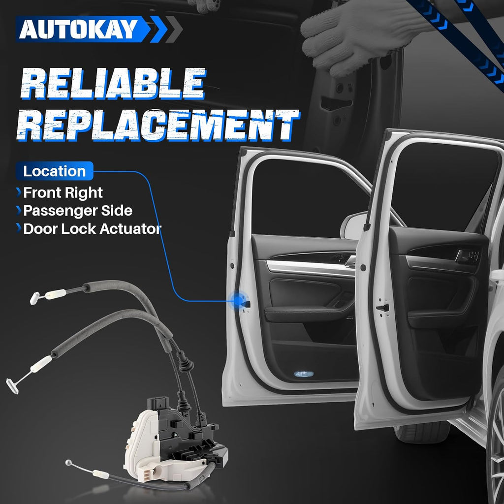 Kit de Serrures de Portes (4 pièces) - Hyundai Santa Fe / Santa Fe Sport 2013-2018 (81310-2W000 / 81320-2W000 / 81410-2W000 / 81420-2W000 )