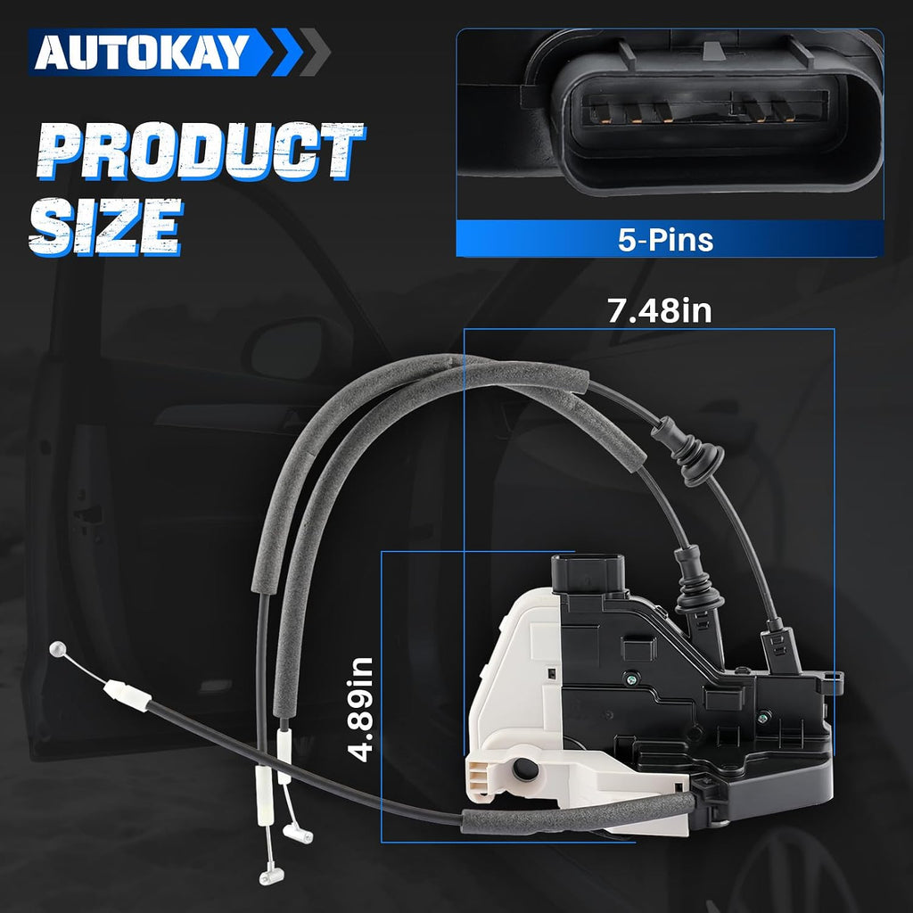 Kit de Serrures de Portes (4 pièces) - Hyundai Santa Fe / Santa Fe Sport 2013-2018 (81310-2W000 / 81320-2W000 / 81410-2W000 / 81420-2W000 )