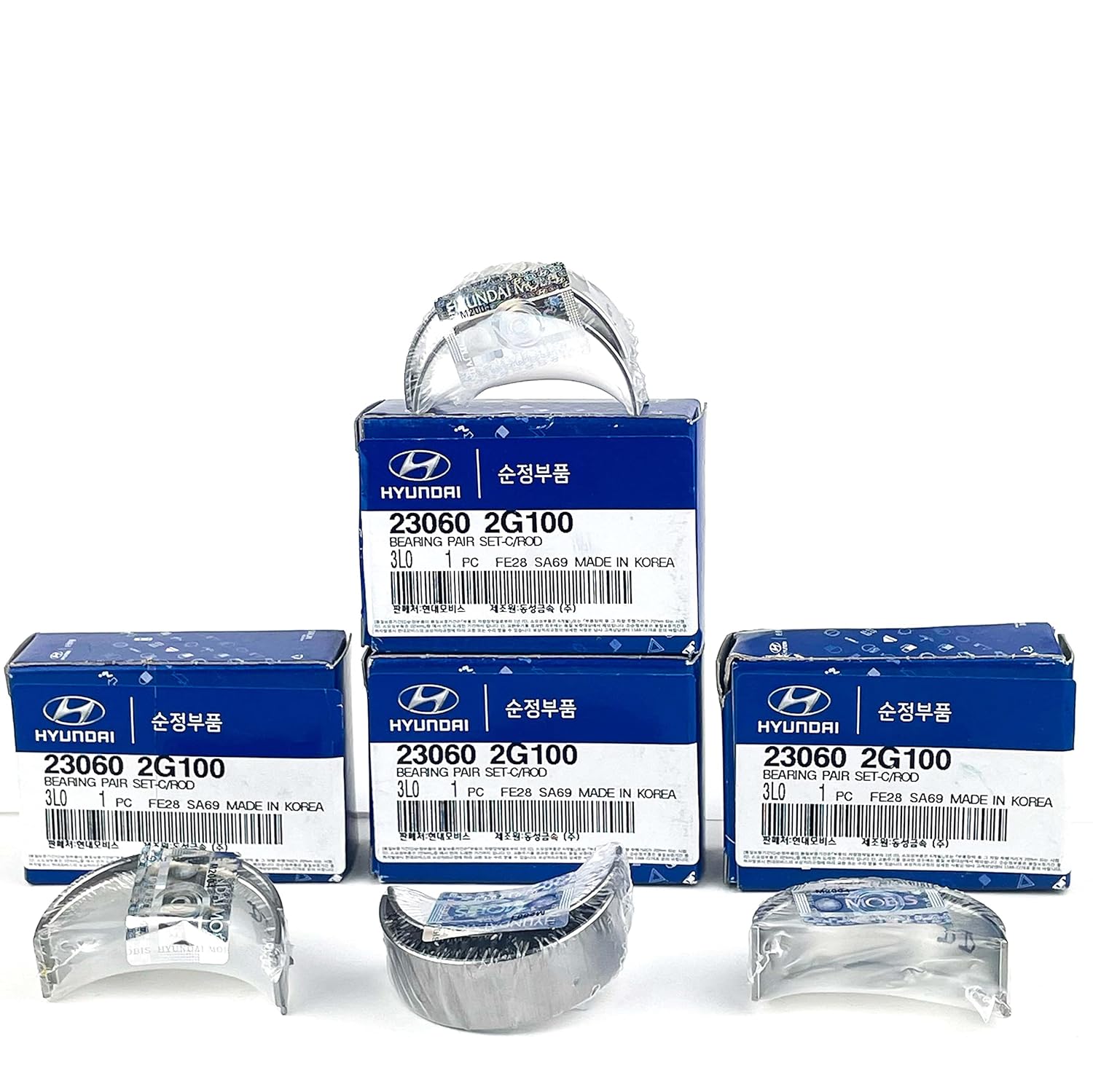 Kit Complet de Coussinets de Vilebrequin (Paliers Centraux) &amp; de Bielles (21020-2G020 / 23060-2G100)