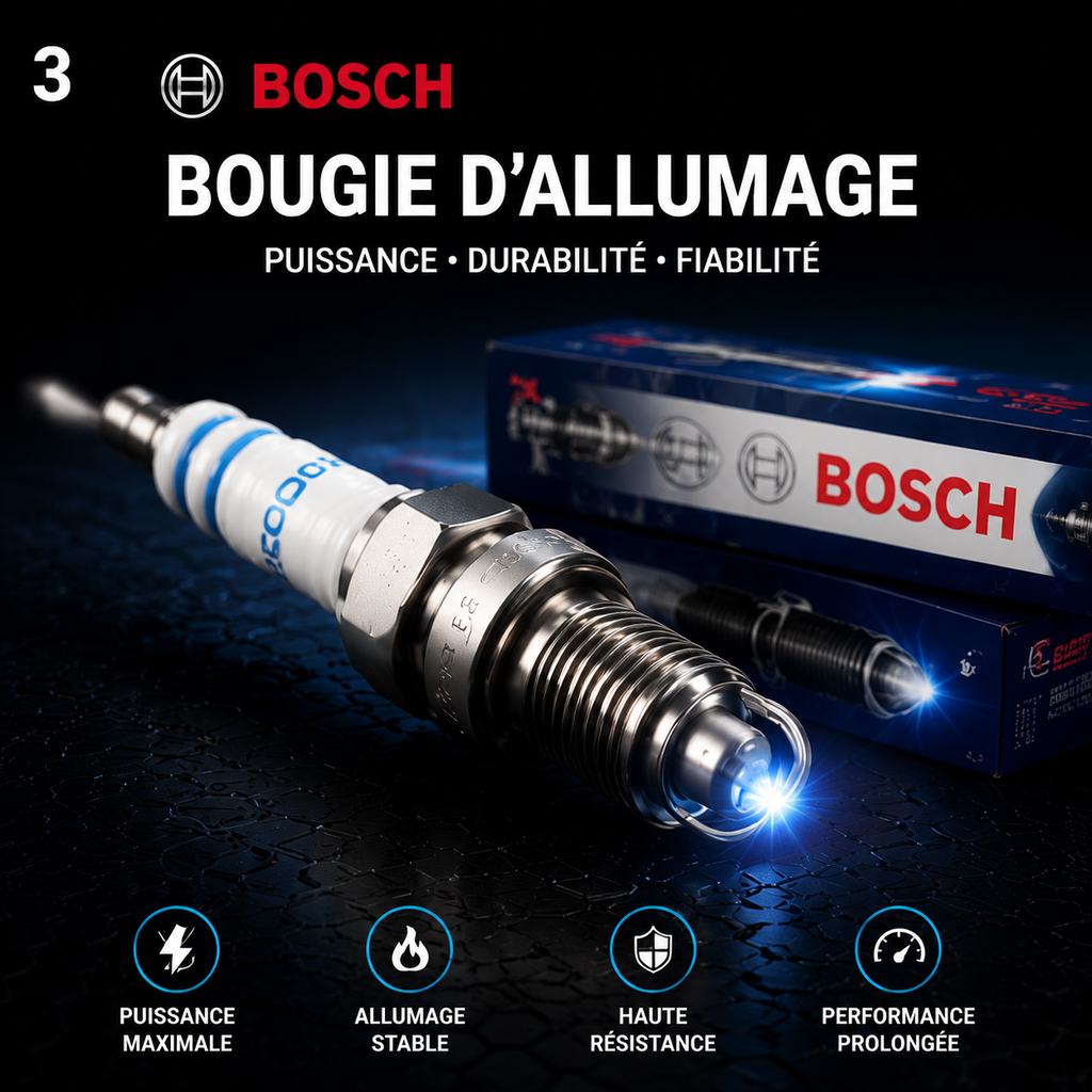 Bougie d'Allumage Double Platine — Bosch (Référence : FR7NPP332 / 0242236510)